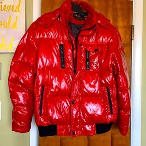 BENGEN Jacket, beautiful red color, size large.